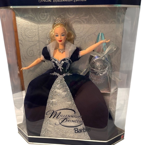 NWT-Barbie Special Millennium Edition in Blue and Silver - Picture 8 of 15
